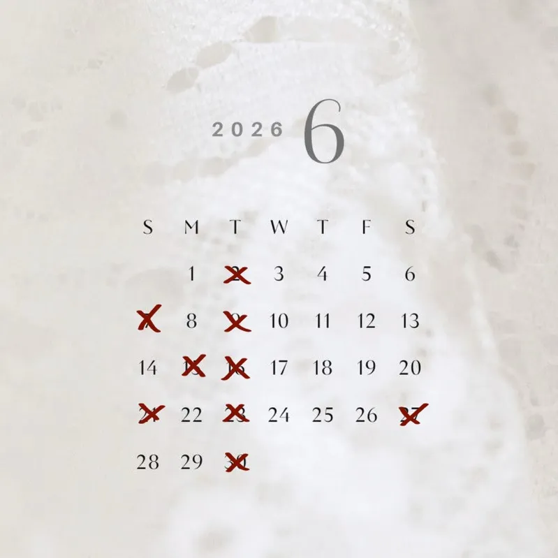 6月の定休日です🪷