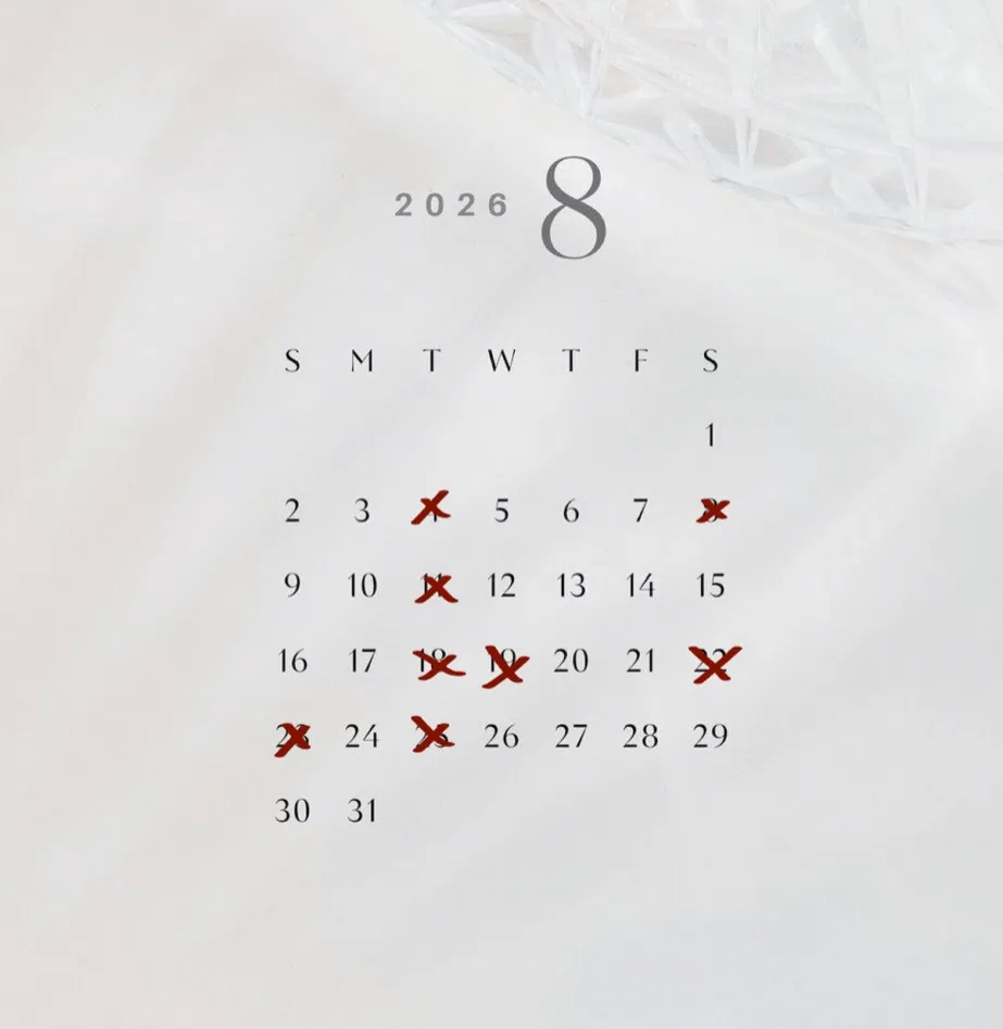 8月の定休日のお知らせです🌻